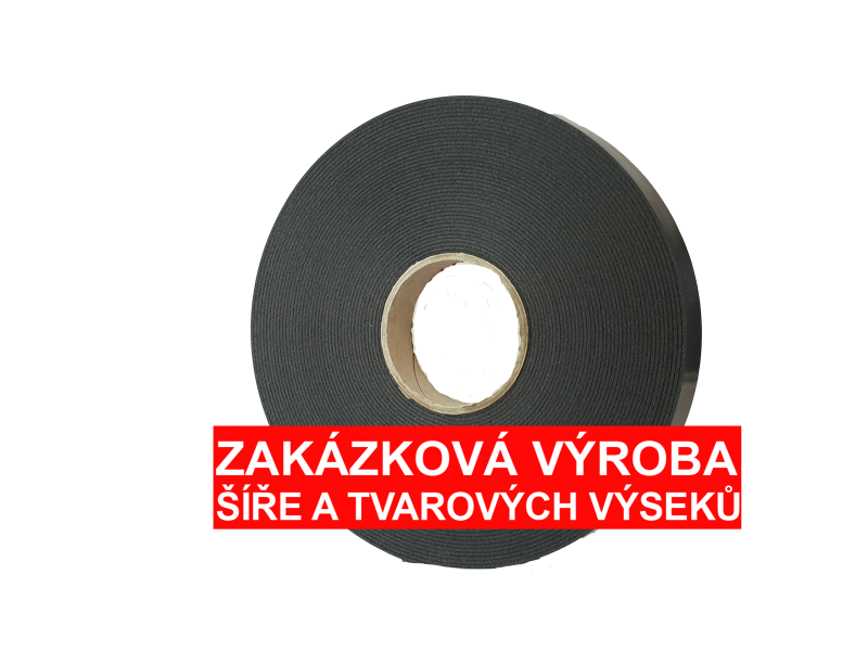 PE samolepící těsnění 2mm, s krycí fólií, šedá | hanak-trade.cz